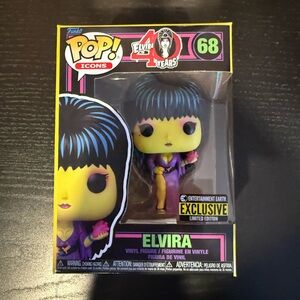 Funko Pop Elvira Exclusive Vinyl Figure- 40 Year Anniversary! Limited Edition!